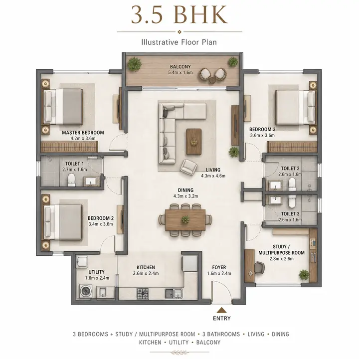 Abhee Hennur 3p5bhk Abhee Hennur 3p5bhk